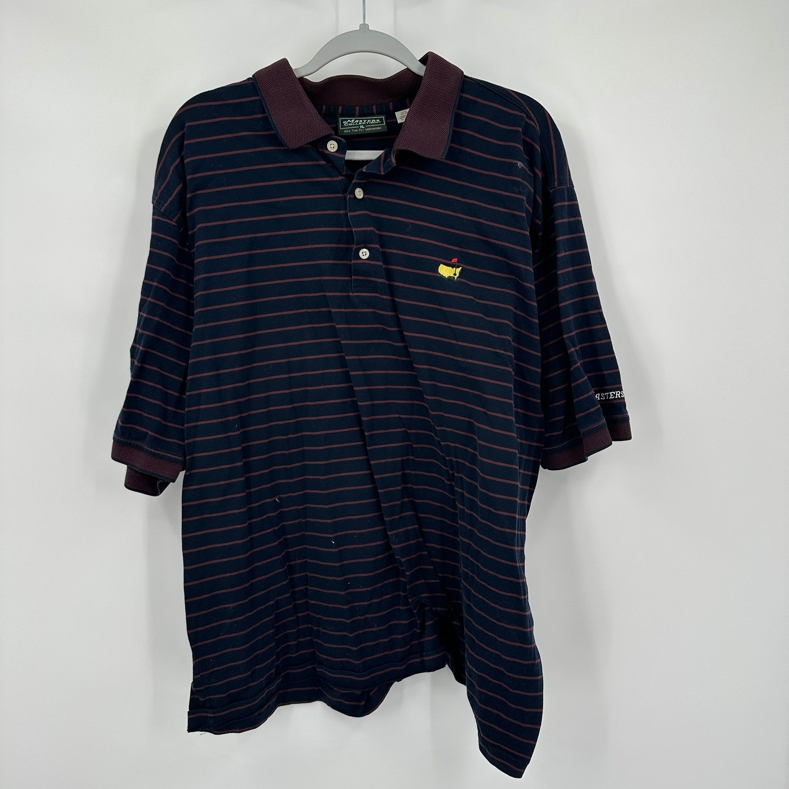 Masters Collection Mens Cotton Golf Polo Size Xl Preppy Tournament Country Club